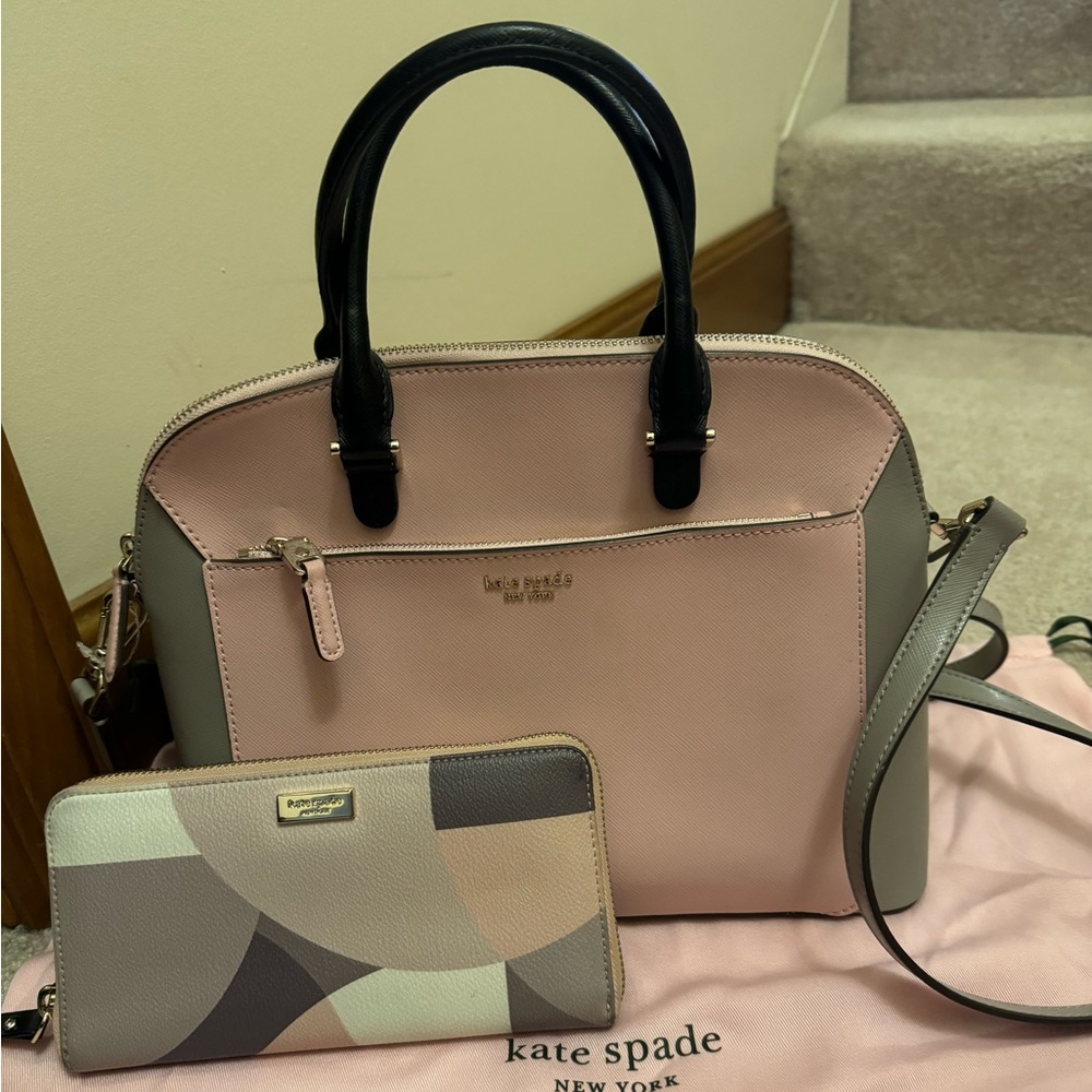 Kate Spade handbag purse with matching wallet